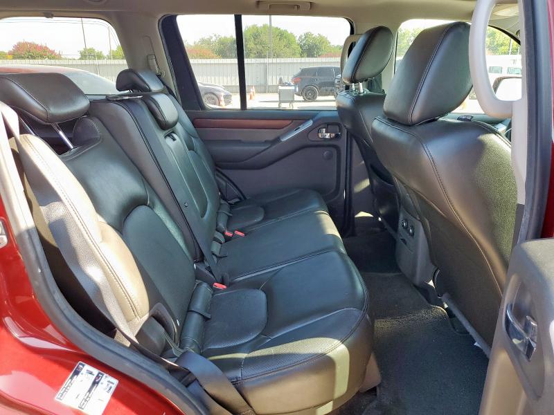 5N1AR1NBXAC621767 - 2010 NISSAN PATHFINDER S წითელი ფოტო 10