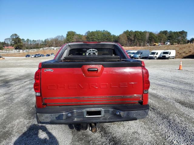 3GNEC12Z75G212239 - 2005 CHEVROLET AVALANCHE C1500 RED photo 6