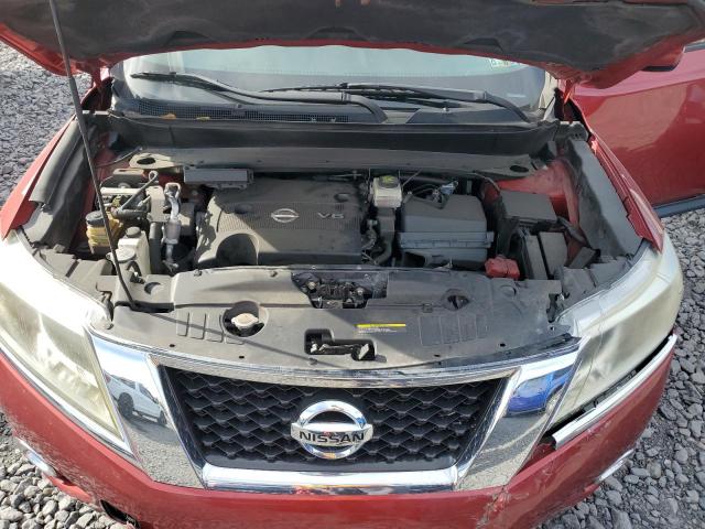 5N1AR2MM5FC715300 - 2015 NISSAN PATHFINDER S 勃艮第红 照片 12