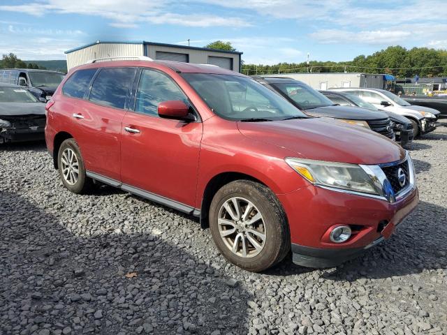 5N1AR2MM5FC715300 - 2015 NISSAN PATHFINDER S 勃艮第红 照片 4