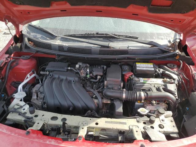 3N1CN7APXDL821279 - 2013 NISS VERSA S RED photo 11