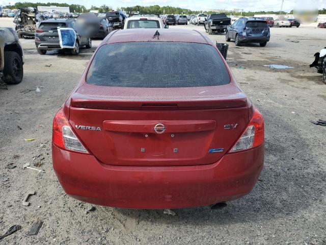 3N1CN7APXDL821279 - 2013 NISS VERSA S RED photo 6