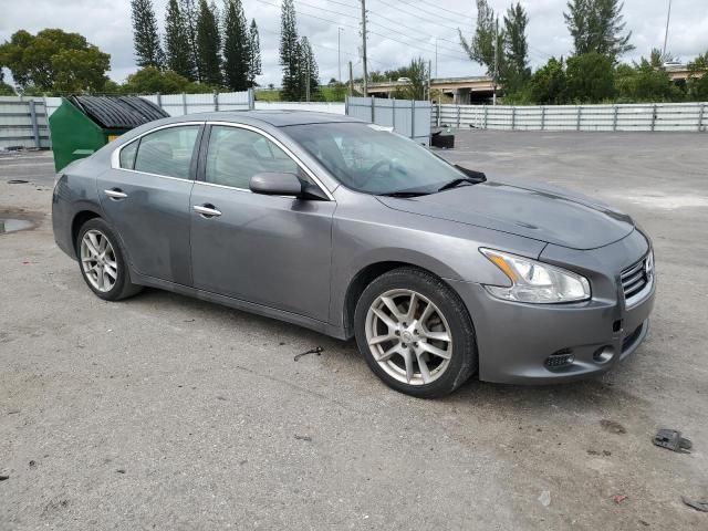 1N4AA5AP4EC454709 - 2014 NISSAN MAXIMA S GRAY photo 4