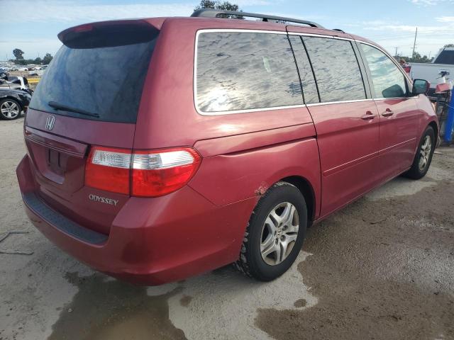 5FNRL38485B065047 - 2005 HONDA ODYSSEY EX BURGUNDY photo 3