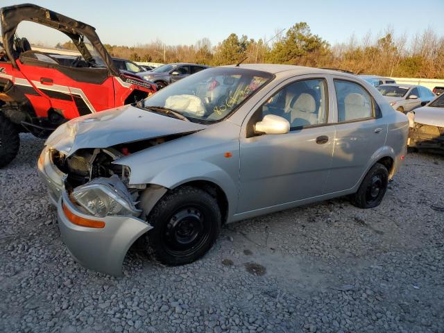 KL1TD52624B122246 - 2004 CHEVROLET AVEO SILVER photo 1