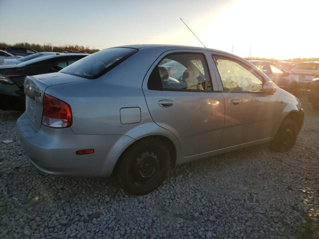 KL1TD52624B122246 - 2004 CHEVROLET AVEO SILVER photo 3