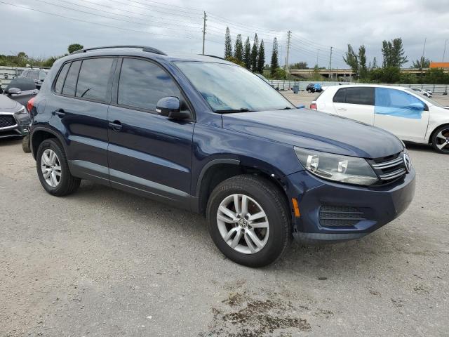 WVGAV7AX0GW545435 - 2016 VOLKSWAGEN TIGUAN S BLUE photo 4