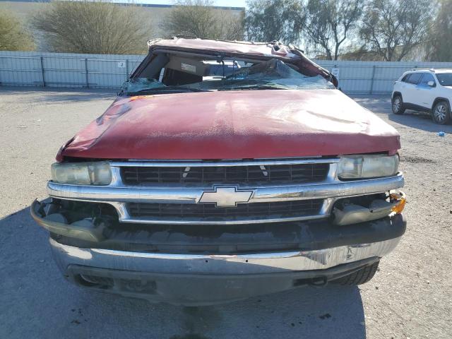 1GNEC13Z62J237318 - 2002 CHEVROLET TAHOE C1500 RED photo 5