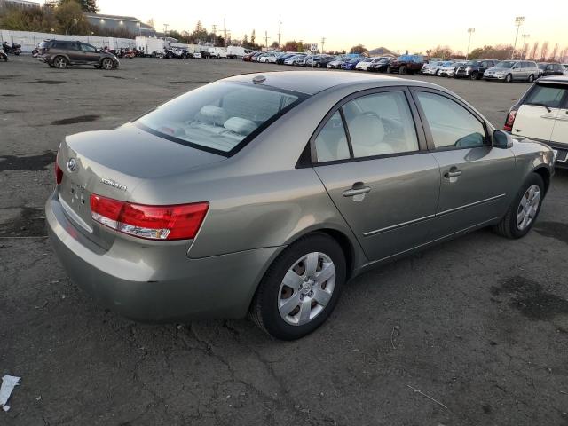 5NPET46C68H397055 - 2008 HYUNDAI SONATA GLS GREEN photo 3