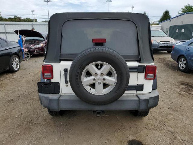 1J4GA39157L101935 - 2007 JEEP WRANGLER X WHITE photo 6