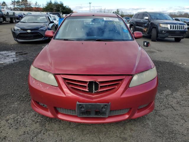 1YVHP80C255M49773 - 2005 MAZDA 6 I RED photo 5