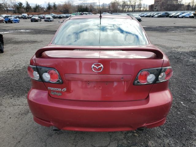 1YVHP80C255M49773 - 2005 MAZDA 6 I RED photo 6