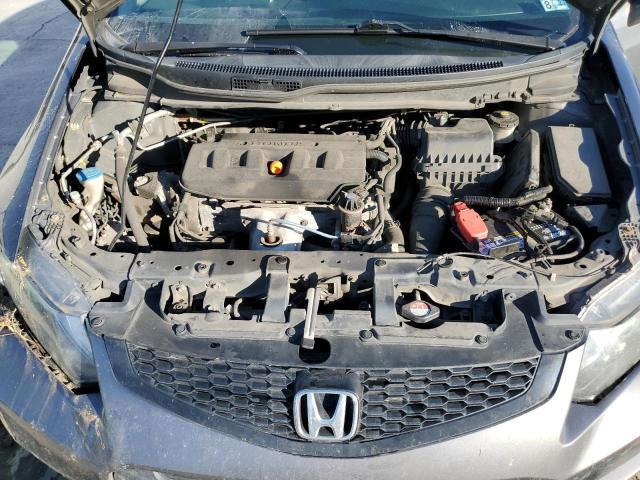 2HGFG3B52CH501909 - 2012 HONDA CIVIC LX GRAY photo 11