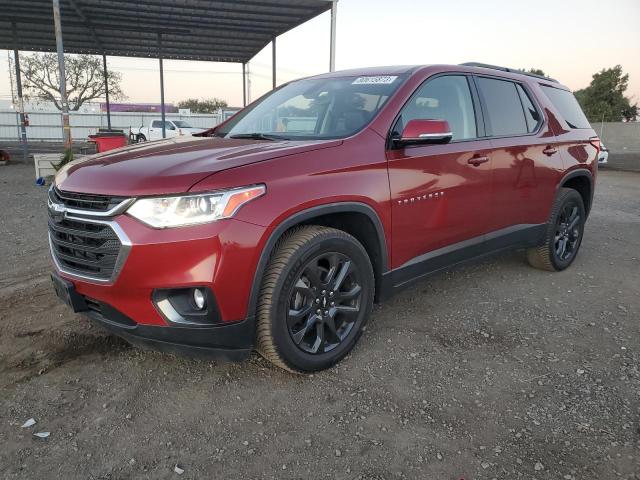 1GNERJKX7JJ152890 - 2018 CHEVROLET TRAVERSE RS RED photo 1