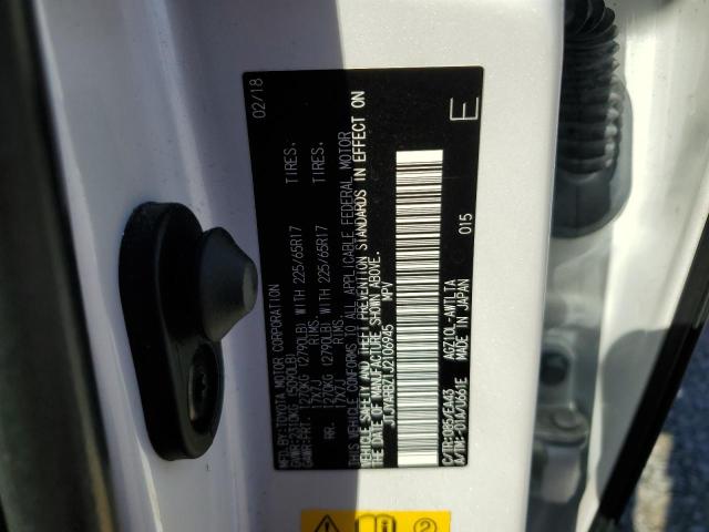 JTJYARBZ1J2106945 - 2018 LEXUS NX 300 BASE Ağ foto 13