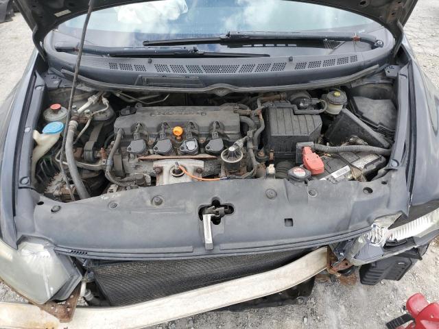 2HGFG1B89AH505094 - 2010 HONDA CIVIC EX BLACK photo 11