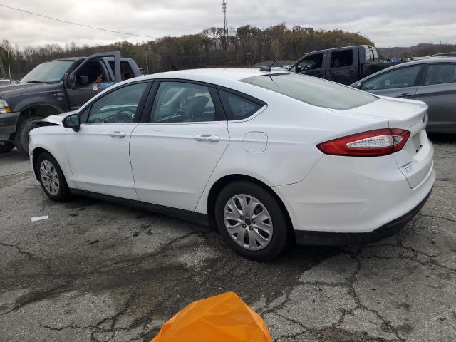 1FA6P0G72E5358046 - 2014 FORD FUSION S WHITE photo 2