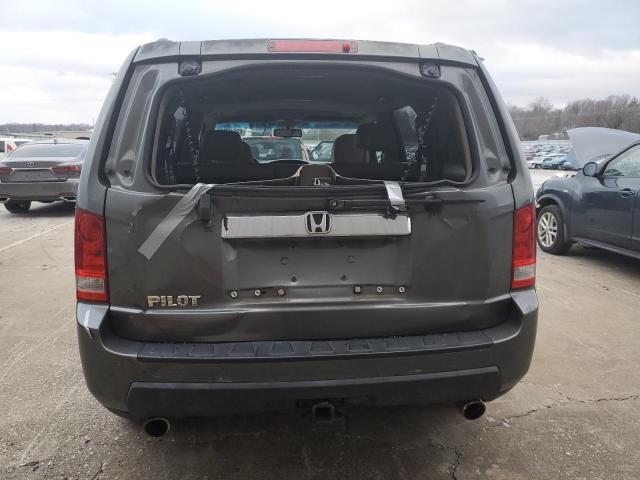 5FNYF48529B048803 - 2009 HONDA PILOT EXL GRAY photo 6