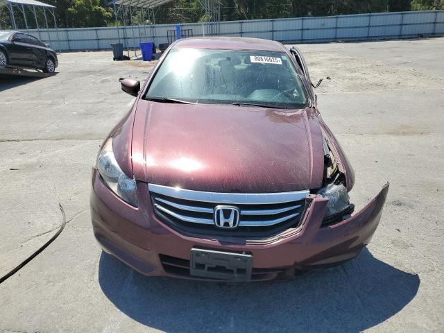 1HGCP2F38BA032764 - 2011 HONDA ACCORD LX BURGUNDY photo 5