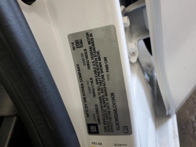 KL8CB6SA8LC413439 - 2020 CHEVROLET SPARK LS თეთრი ფოტო 12