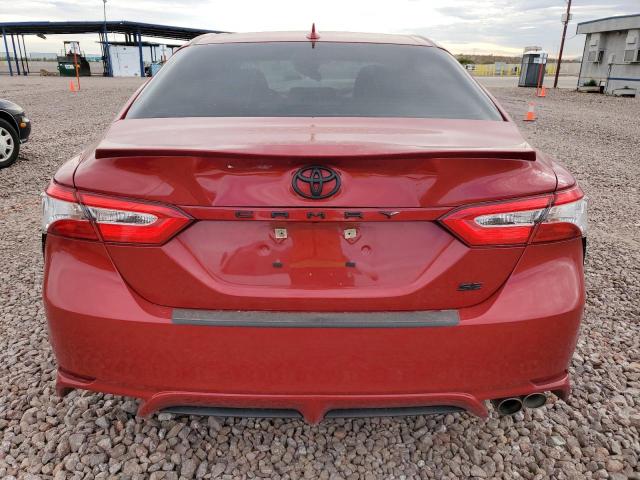 4T1J11AK8LU301177 - 2020 TOYOTA CAMRY SE RED photo 6