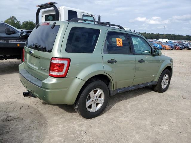 1FMCU49H38KE45443 - 2008 FORD ESCAPE HEV GREEN photo 3