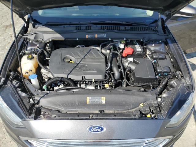 3FA6P0HD6HR416715 - 2017 FORD FUSION SE GRAY photo 11