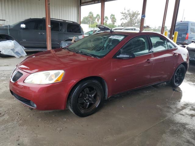 1G2ZG57B384243205 - 2008 PONTIAC G6 BASE BURGUNDY photo 1