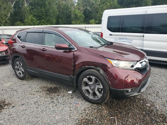 7FARW1H5XJE005161 - 2018 HONDA CR-V EX Бордовый фото 4