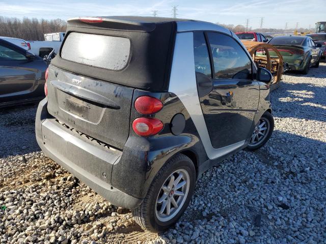 WMEEK31X08K132755 - 2008 SMART FORTWO PASSION BLACK photo 3