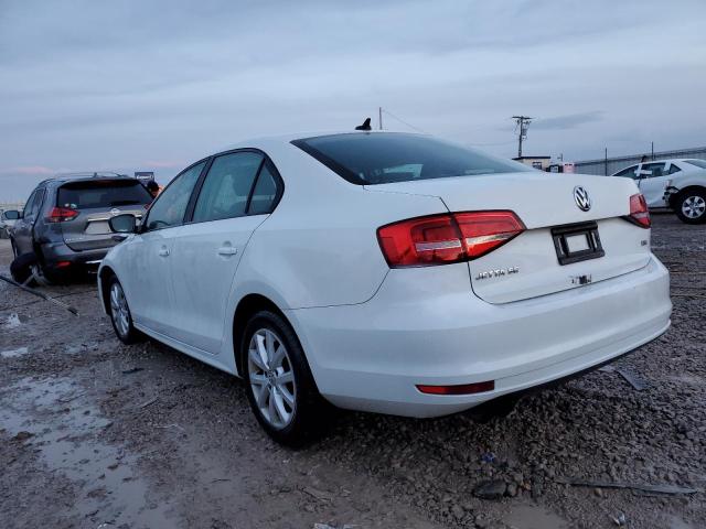 3VWD17AJ8FM417562 - 2015 VOLKSWAGEN JETTA SE WHITE photo 2