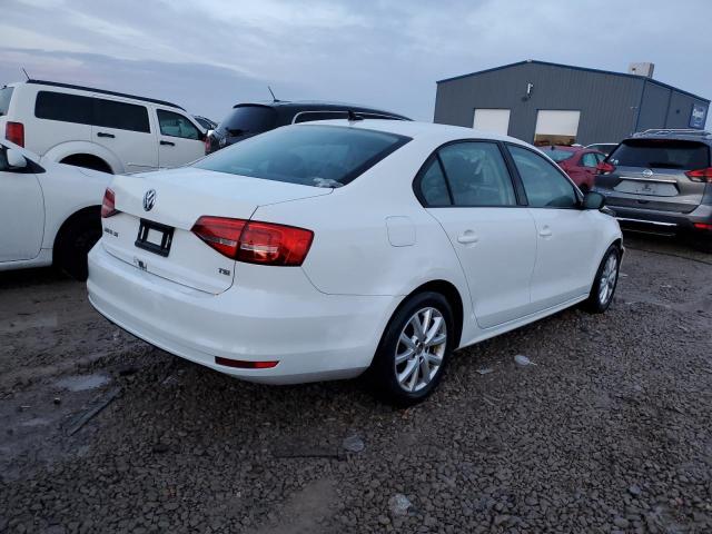 3VWD17AJ8FM417562 - 2015 VOLKSWAGEN JETTA SE WHITE photo 3