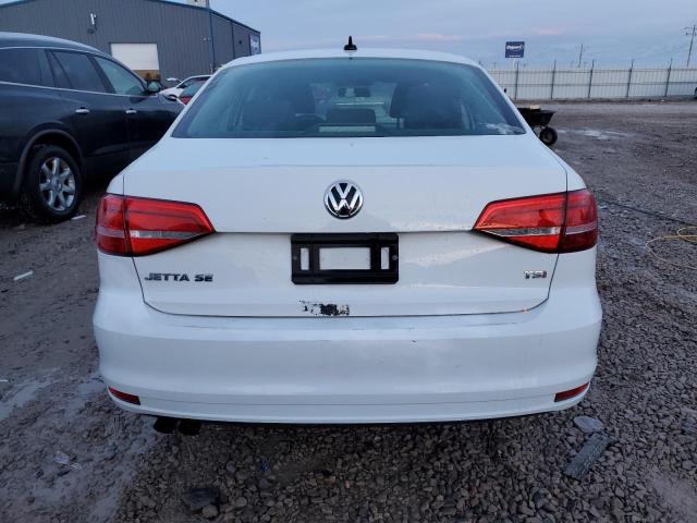 3VWD17AJ8FM417562 - 2015 VOLKSWAGEN JETTA SE WHITE photo 6