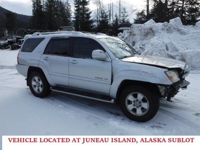 JTEBU17R738005463 - 2003 TOYOTA 4RUNNER LIMITED SILVER photo 1