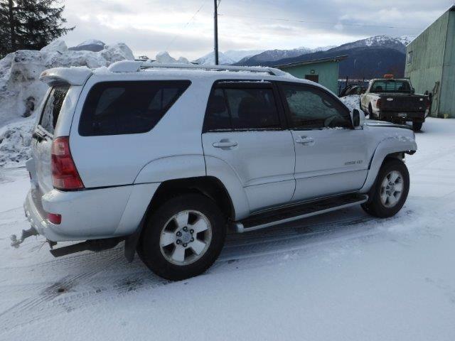 JTEBU17R738005463 - 2003 TOYOTA 4RUNNER LIMITED SILVER photo 4