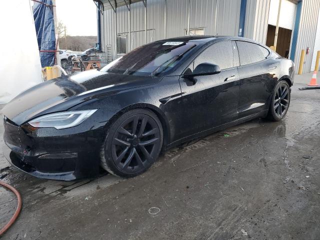 5YJSA1E66NF460166 - 2022 TESLA MODEL S BLACK photo 1
