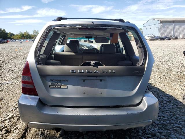 JF1SG65654H765450 - 2004 SUBARU FORESTER 2.5XS Srebrny zdjęcie 6