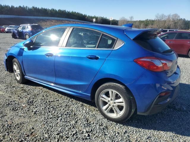 3G1BE6SM7JS644790 - 2018 CHEVROLET CRUZE LT BLUE photo 2