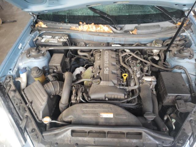 KMHHT6KD1BU050667 - 2011 HYUNDAI GENESIS CO 2.0T BLUE photo 11