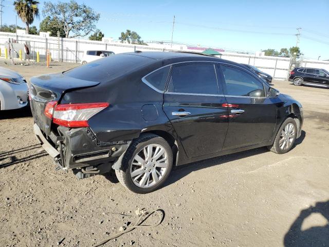 3N1AB7APXEY226954 - 2014 NISSAN SENTRA S BLACK photo 3