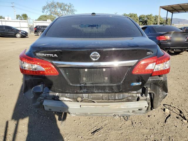 3N1AB7APXEY226954 - 2014 NISSAN SENTRA S BLACK photo 6