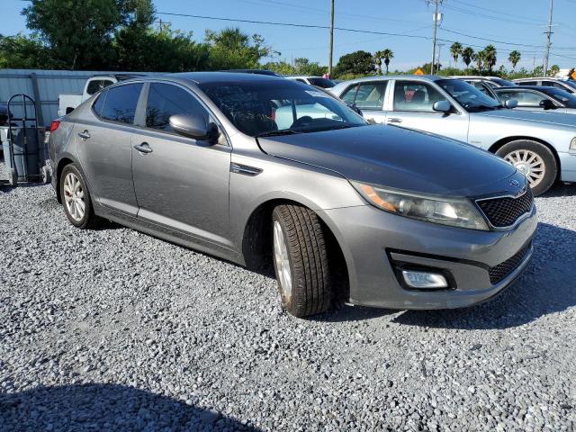 5XXGN4A75EG282953 - 2014 KIA OPTIMA EX GRAY photo 4