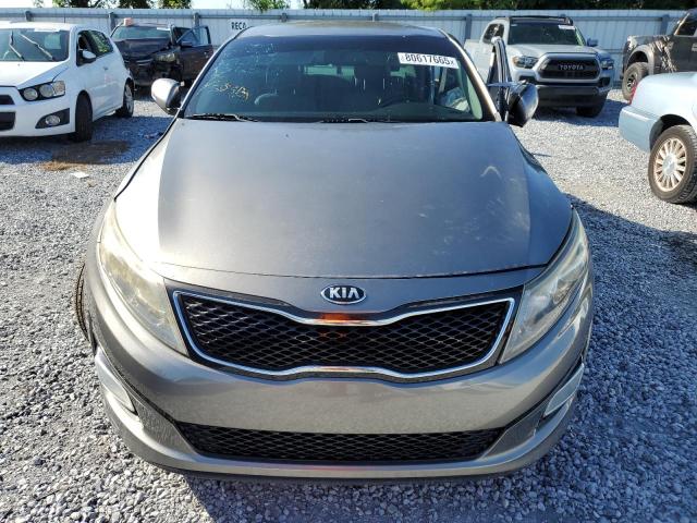 5XXGN4A75EG282953 - 2014 KIA OPTIMA EX GRAY photo 5