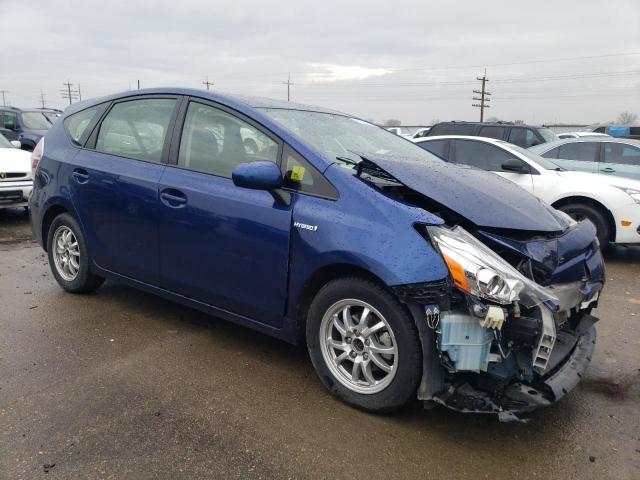 JTDZN3EUXFJ033127 - 2015 TOYOTA PRIUS V BLUE photo 4