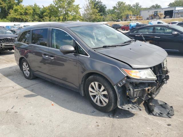 5FNRL5H61EB065453 - 2014 HONDA ODYSSEY EXL GRAY photo 4