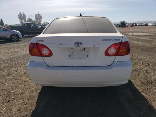 JTDBR32E432011441 - 2003 TOYOTA COROLLA CE WHITE photo 6