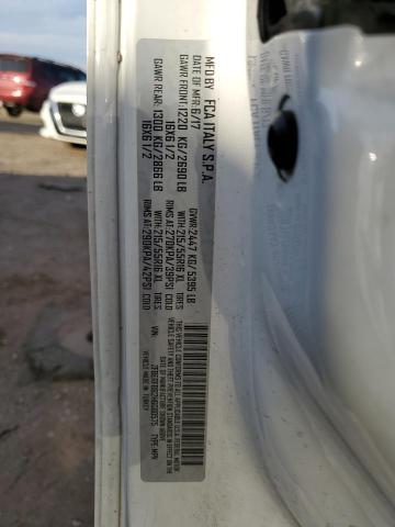 ZFBERFBB2H6G80575 - 2017 RAM PROMASTER SLT WHITE photo 12