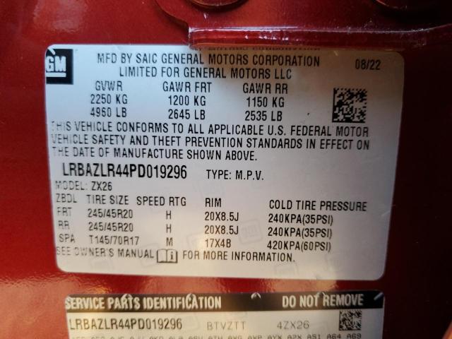 LRBAZLR44PD019296 - 2023 BUICK ENVISION PREFERRED Bordo foto 13