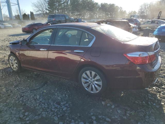 1HGCR3F81FA008596 - 2015 HONDA ACCORD EXL BURGUNDY photo 2