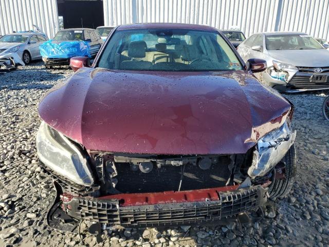 1HGCR3F81FA008596 - 2015 HONDA ACCORD EXL BURGUNDY photo 5